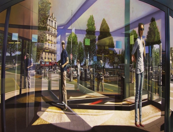 Erik Nieminen, Ricochet, 2013-14, oil on linen,  160 x 210 cm