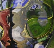 Erik Nieminen, Janus, 2014, oil on linen, 160 x 180 cm