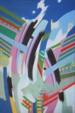 Schlucht, 97x147,Öl auf Lwd, 1972 - Kopie