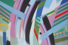 Schlucht, 97x147,Öl auf Lwd, 1972 - Kopie