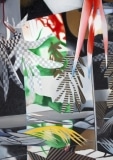 Fiona Ackerman, Between Hare and Hatter (Zwischen Hase und Hutmacher), 2016, Acryl auf Leinwand (acryl on canvas), 86,5,x 60,8 cm