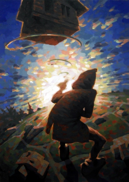 Kite, Öl auf Leinwand, 50 x 70cm, 2018