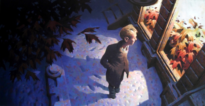 Leaves, 2017, 110x210cm