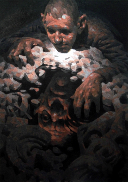 Ripples, Öl auf Leinwand, 50 x 70cm, 2018