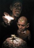 Student, Öl auf Leinwand, 50 x 70cm, 2018