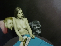 Roland Delcol, O.T. 60 x 80 cm, Öl auf Leinwand