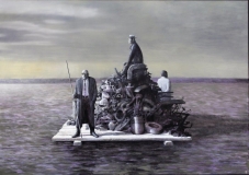 Thom Rauchfuß, Schrott, 2010, 140 x 200 cm, Öl auf Leinwand