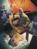 Vitaly Medvedovsky, Sailing, 2016, 180 x 140 cm, Öl auf Leinwand