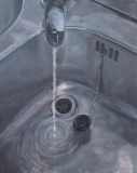 Timur Celik, washbasin, 100 x 80 cm, 2014