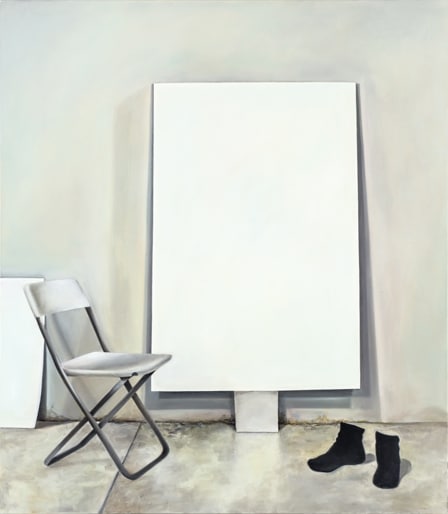 Fiona Ackerman, la modèle rouge, 2012, 160 x 140 cm, Acryl auf Leinwand