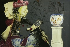 Roland Delcol, 60 x 80 cm o.T., Öl auf Leinwand