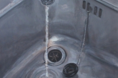 Timur Celik, washbasin, 100 x 80 cm, 2014