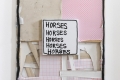 HORSES, HORSES, HORSES, 2018, Mixed Media on Canves, 130 x 100 cm