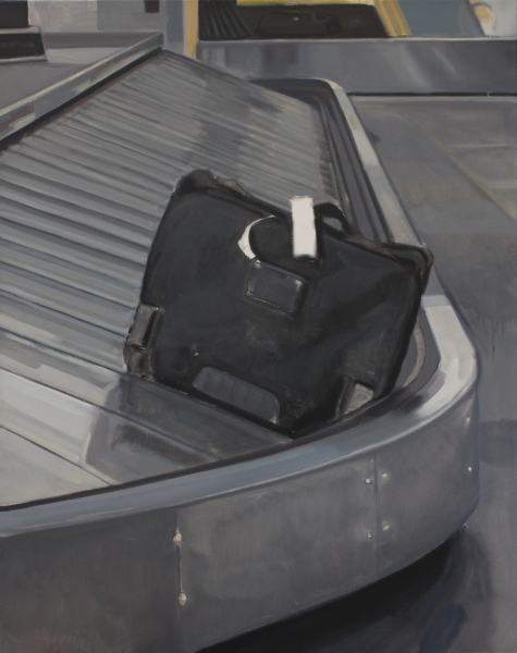 'conveyor belt' , 100 x 80 cm , oil on canvas , 2012