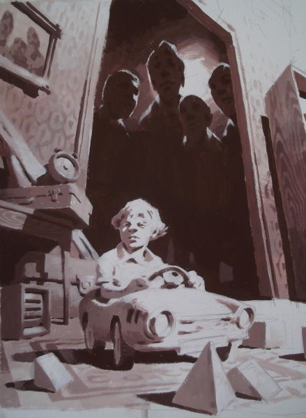 Vitaly Medvedovsky-Playtime 48 x 36 cm